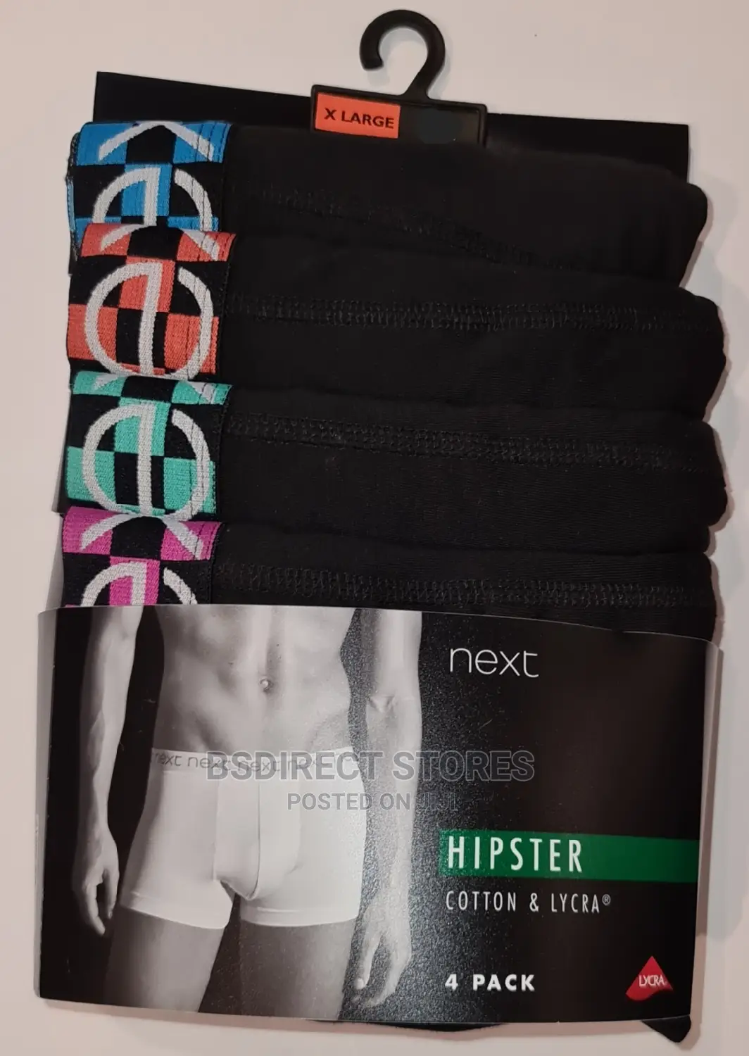 NEXT Hipsters Luxury Men Cotton Boxers Pack of 4