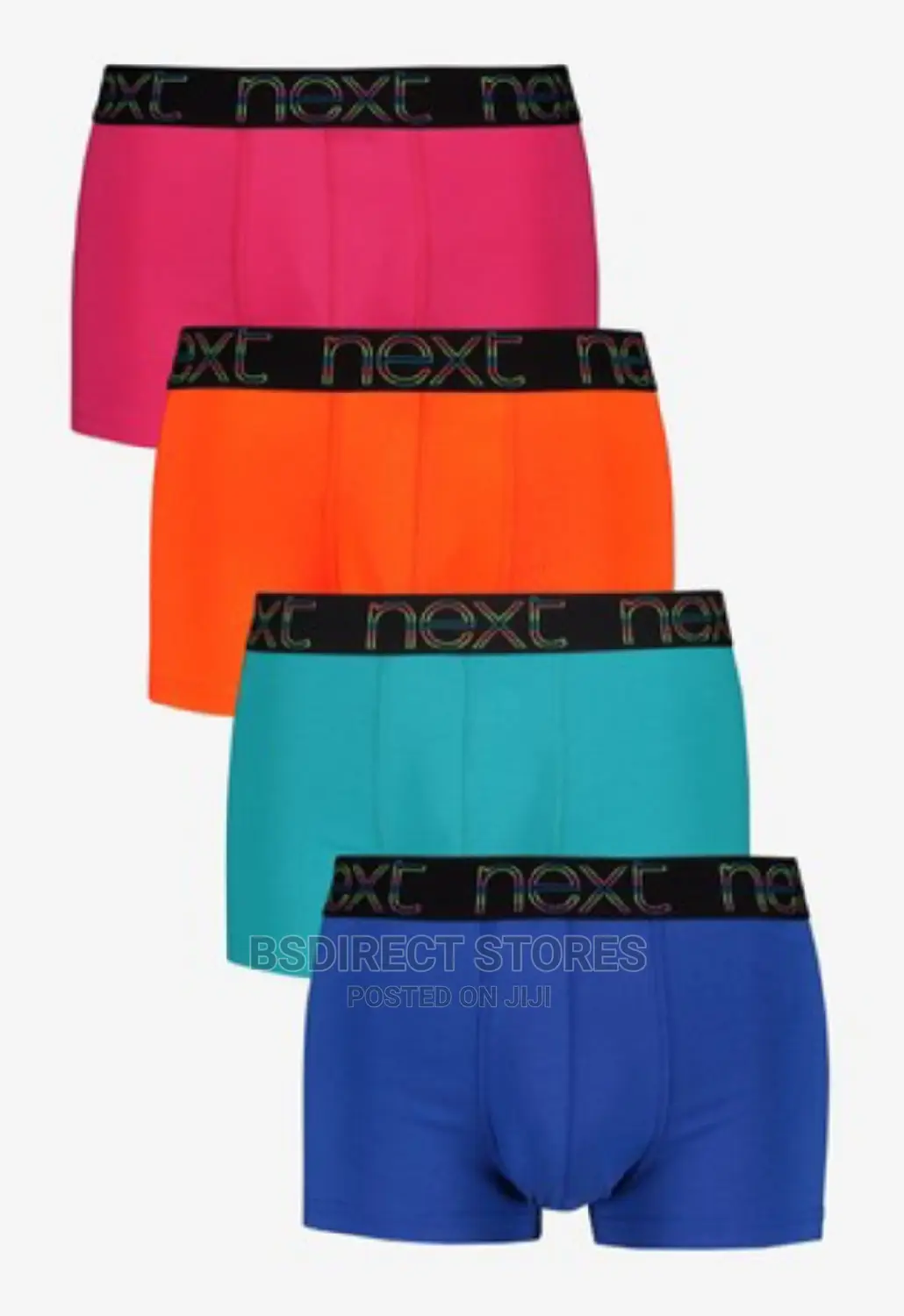 NEXT Hipsters Multi Neon Waistband Luxury Boxers Pack of 4