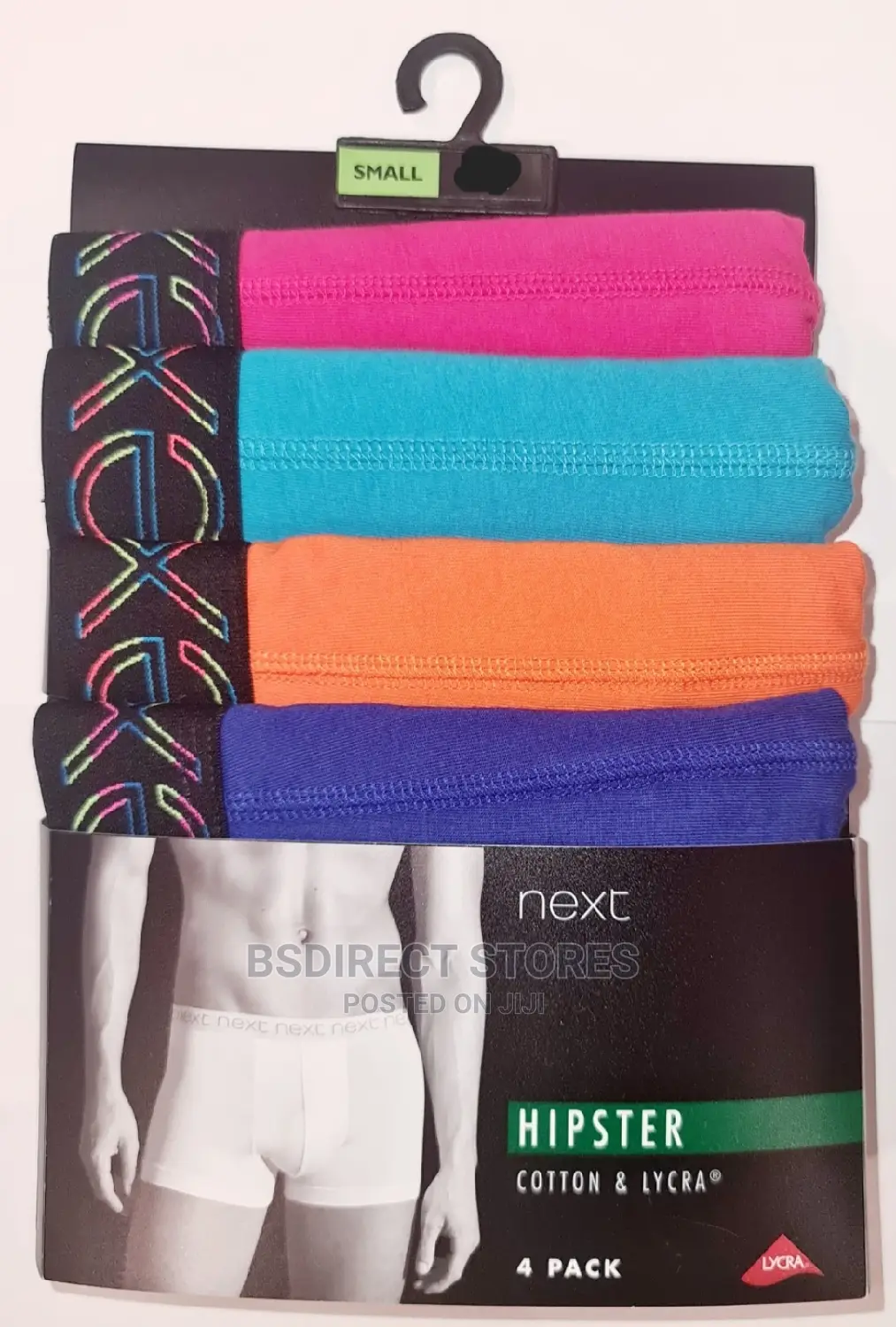 NEXT Hipsters Multi Neon Waistband Luxury Boxers Pack of 4