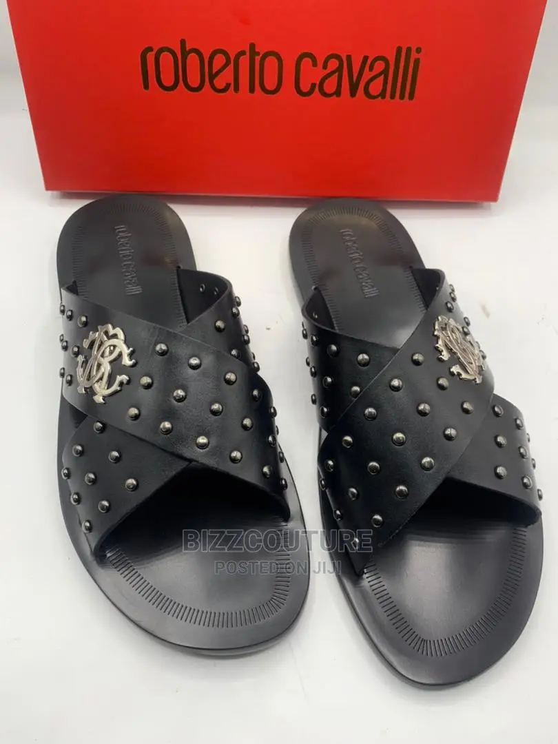 Original Italian Roberto Cavalli Slippers Available in Store