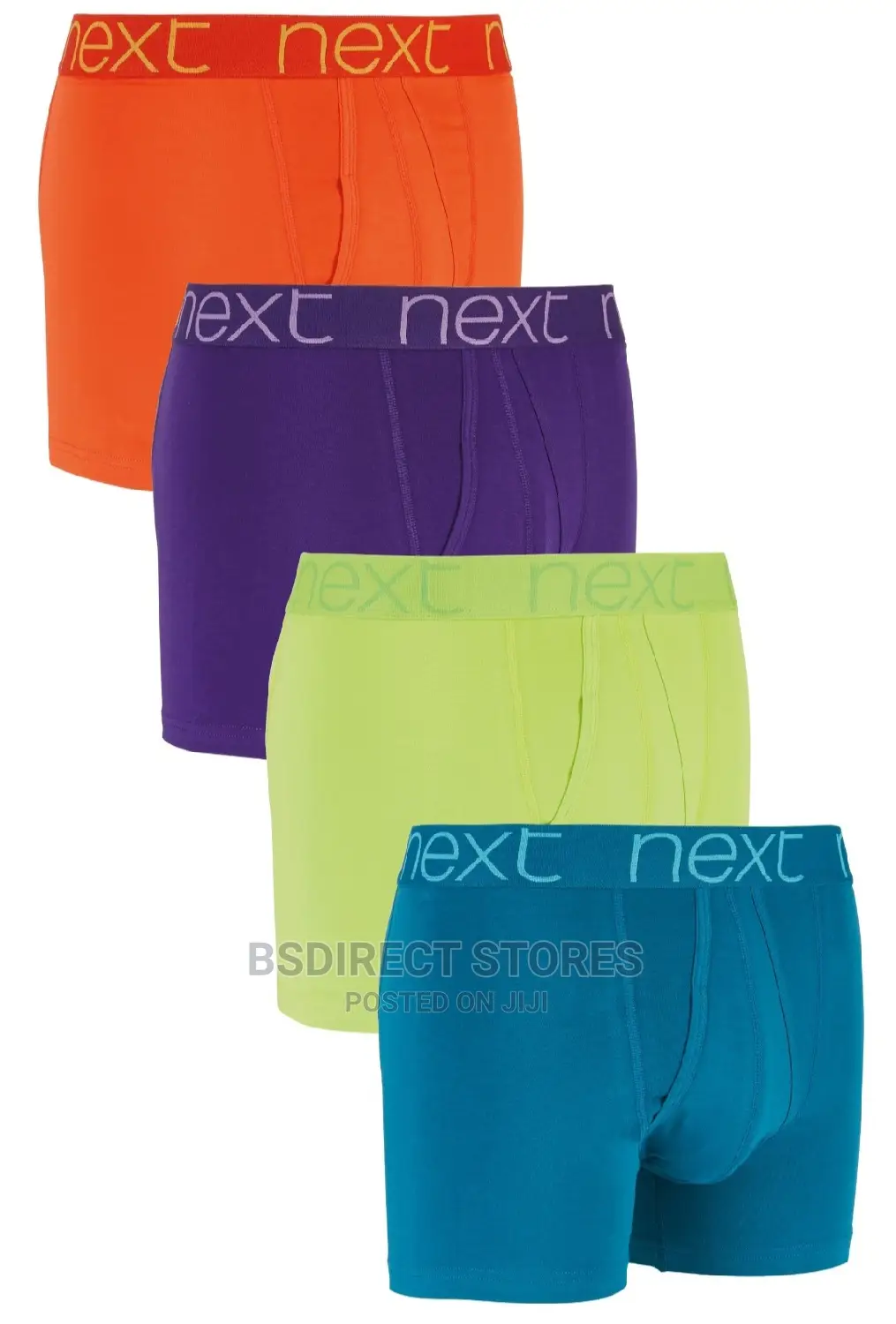 NEXT Hipsters Bright Colours Luxury Cotton Boxers Pack of 4