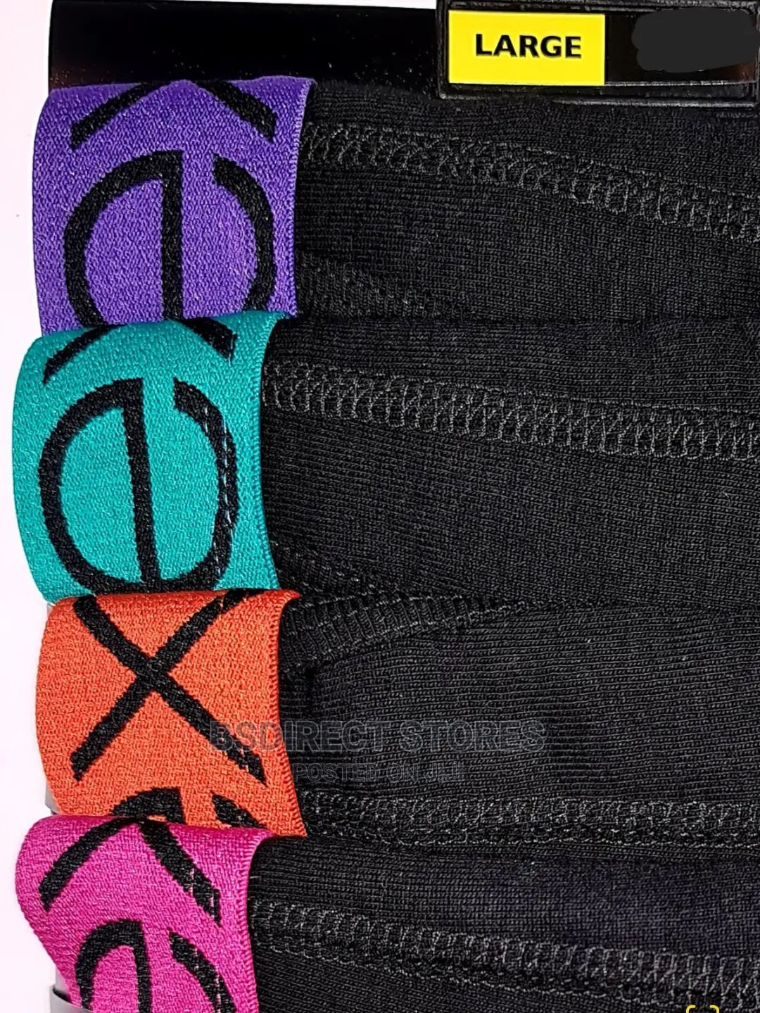 Next Hipsters Black Colour Waistband 100% Pure Cotton Boxers