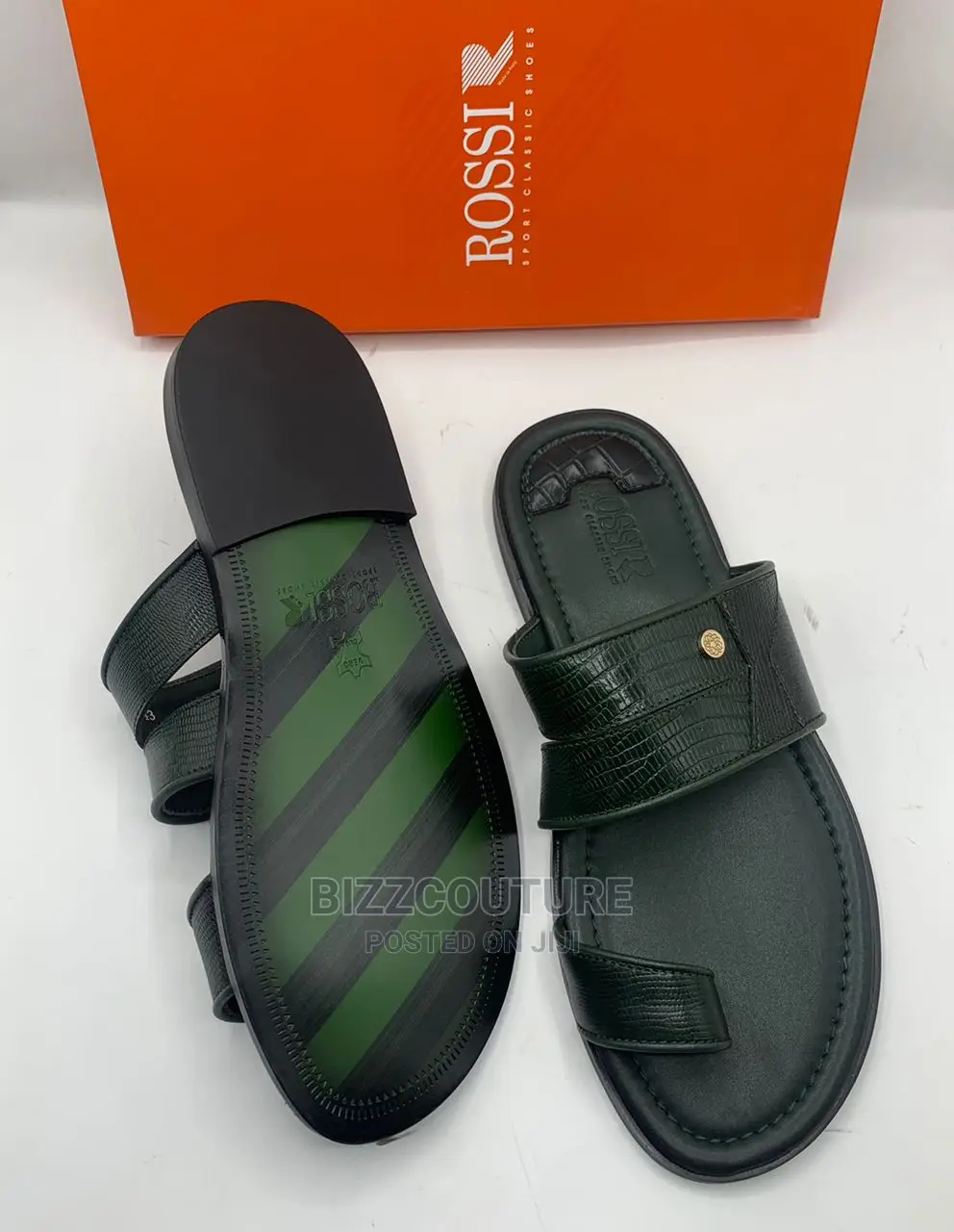 Original Italian ROSSI Leatger Slippers Available in Store