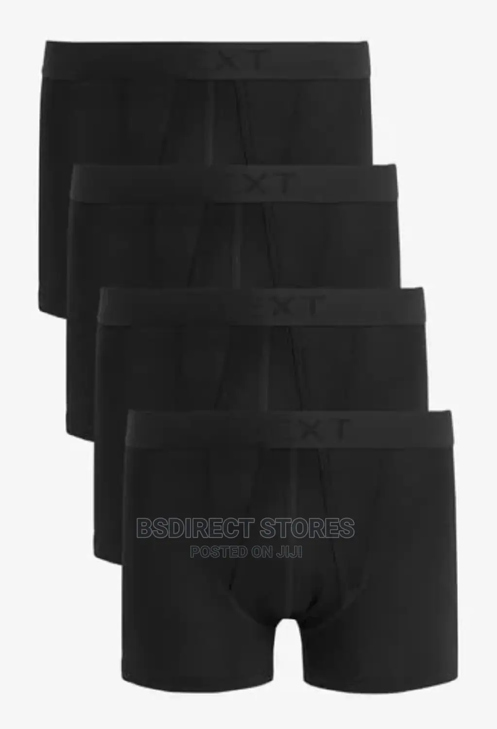 NEXT Signature a-Front Black Luxury Fabric Bamboo Rich Boxer