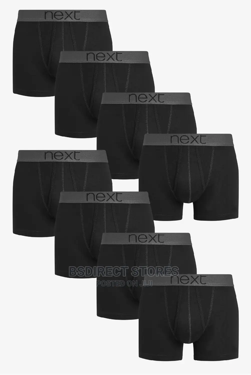 Next a-Front Black Luxury 100% Pure Cotton Men Boxers