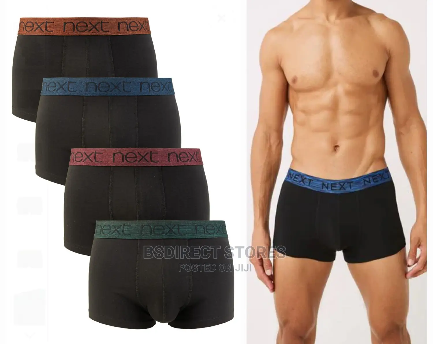 NEXT Hipsters Bright Colour Marl Waistband Boxer. Pack of 4