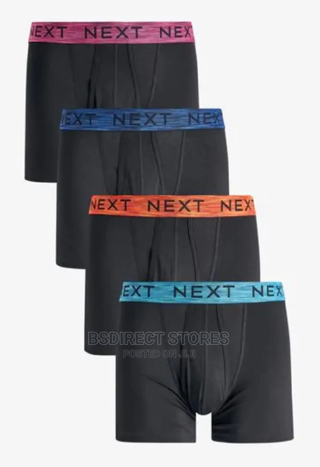NEXT a-Front Bright Colour Marl Waistband Boxer. Pack of 4