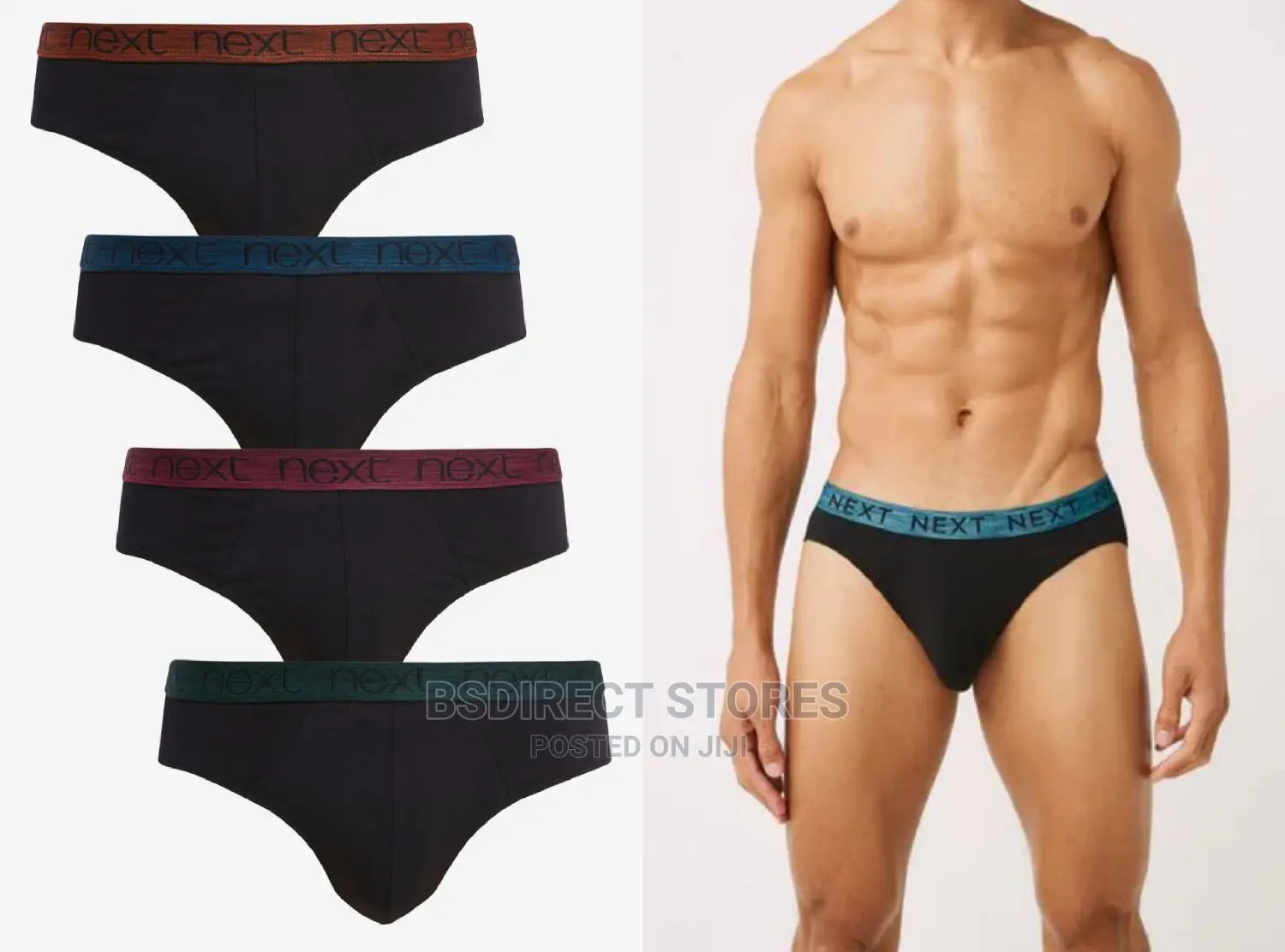NEXT Marl Waistband Hipsters Briefs Luxury Boxers Pack of 4