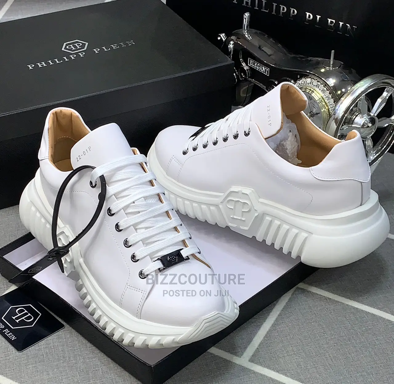 Original PHILIPP PLEIN Luxury Sneakers Available in Store