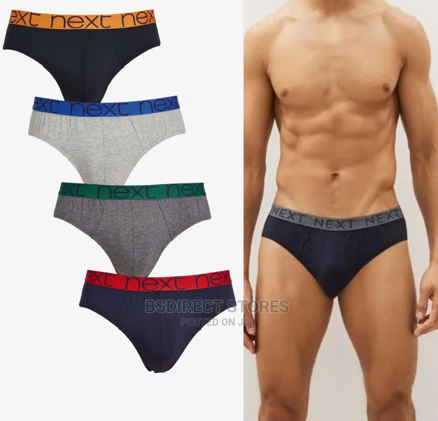 NEXT Colour Waistband Hipster Briefs Luxury Boxers Pack of 4