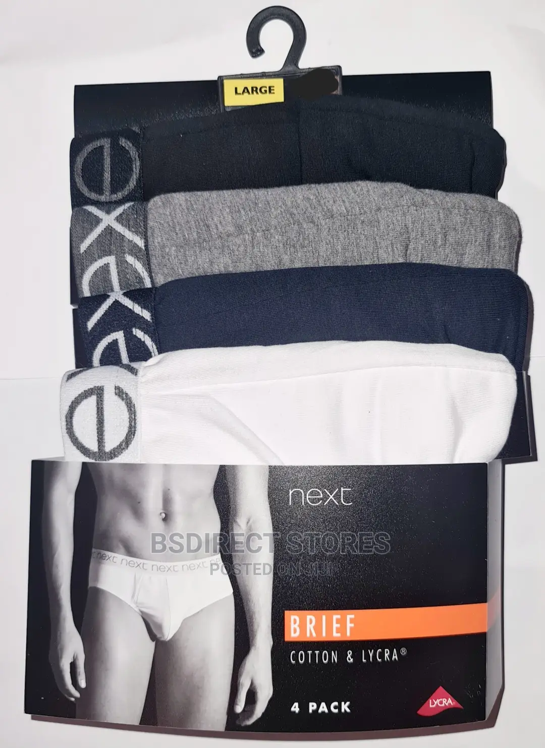 NEXT Core Mixed Hipsters Briefs Luxury Boxers Pack of Four