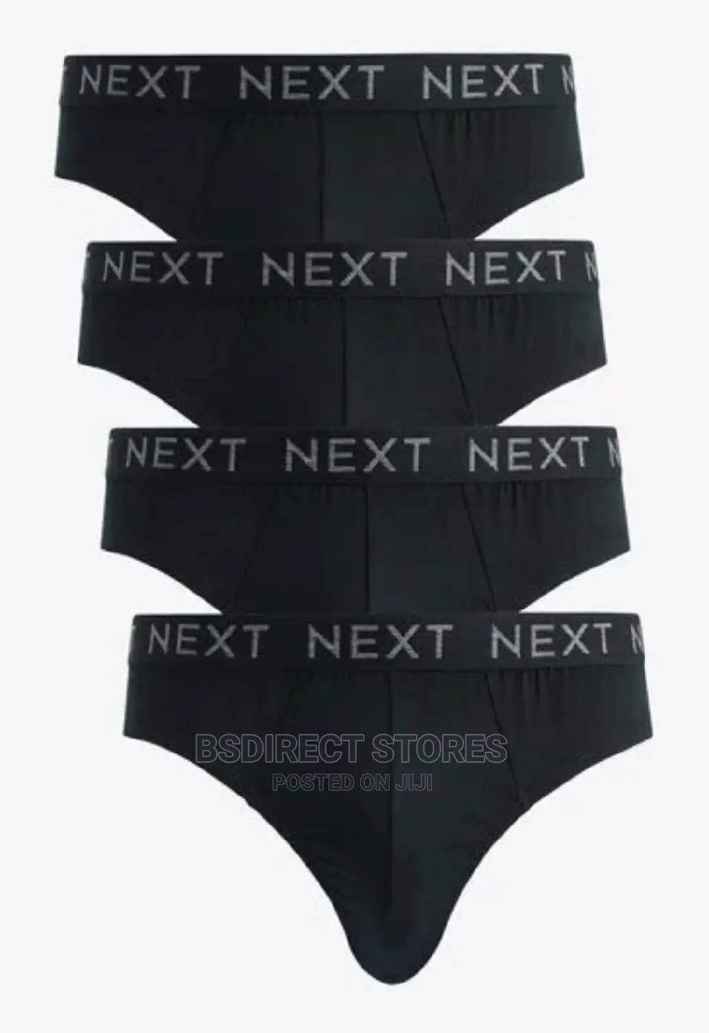 NEXT Black Hipsters Briefs Luxury Men Cotton Boxer Pack of 4