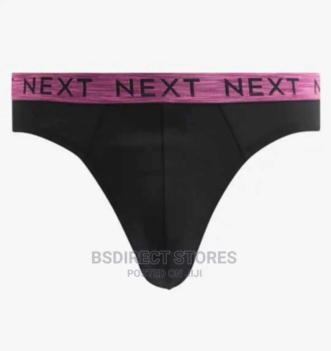 NEXT Black Coloured Waistband Briefs Luxury Boxers Pack of 4