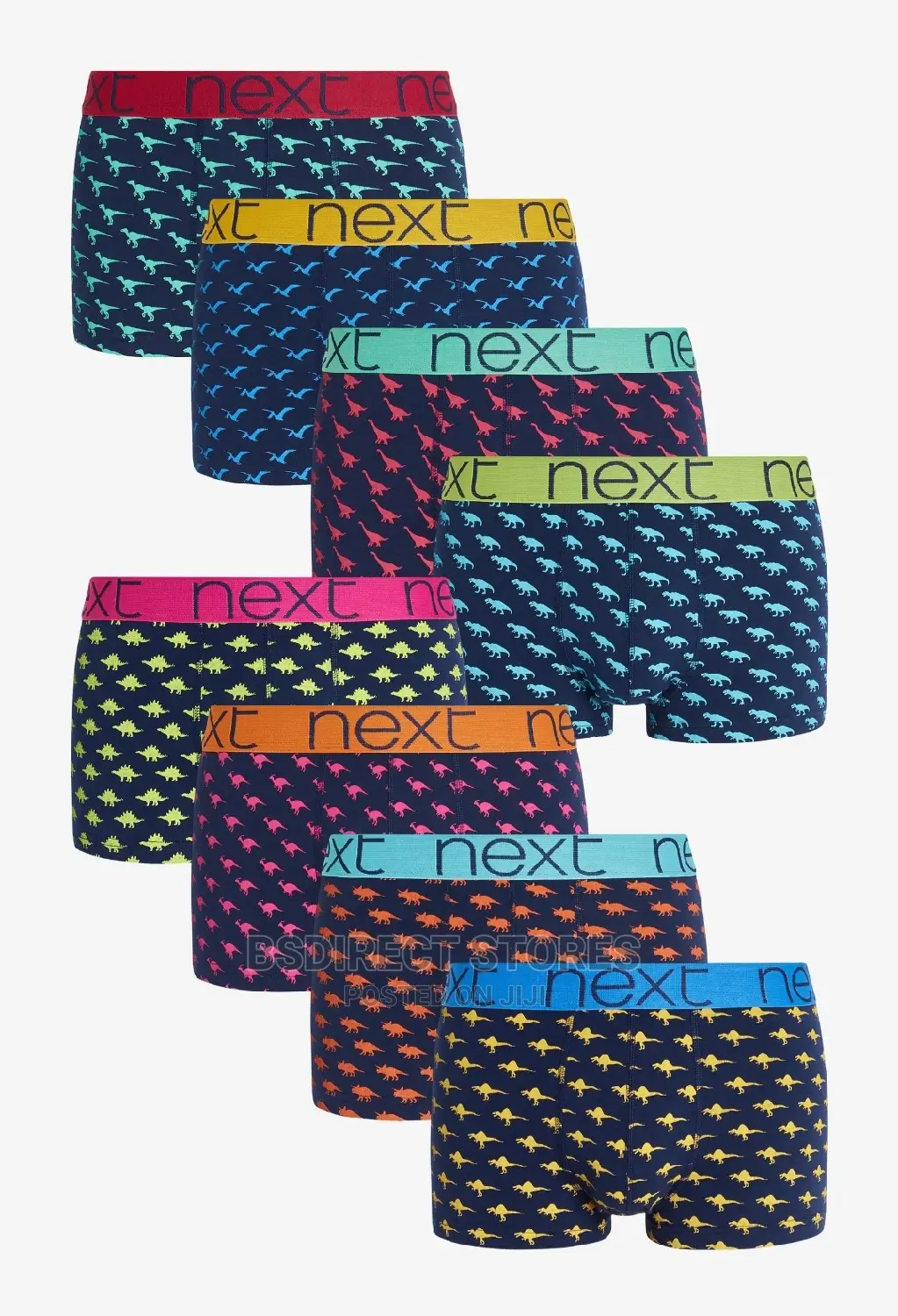 NEXT Dragon Pattern Hipsters Luxury Cotton Boxers Pack of 8
