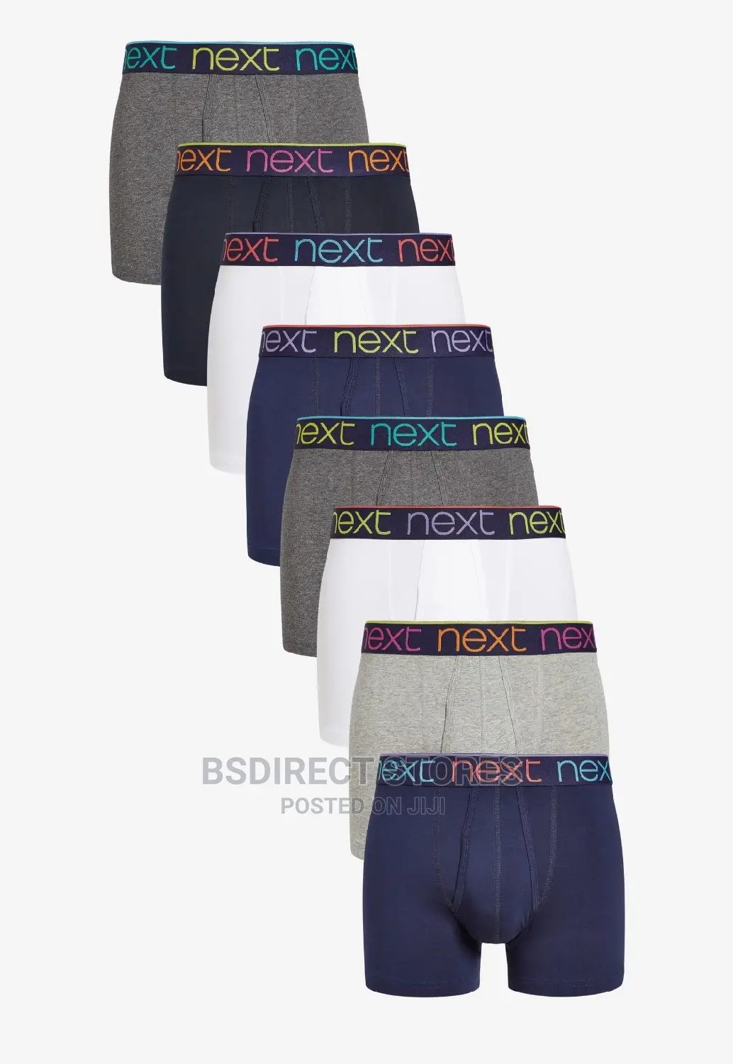 NEXT Core Colours A-front Luxury Men Cotton Boxers Pack Of 8