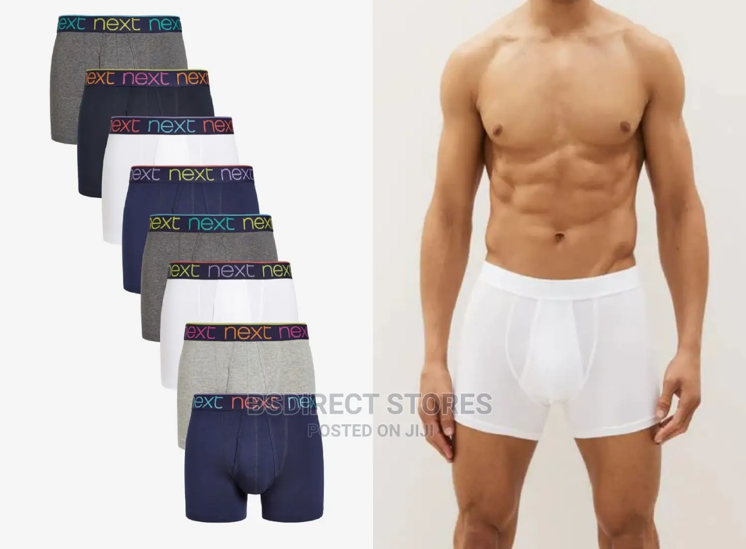 NEXT Core Colours A-front Luxury Men Cotton Boxers Pack Of 8