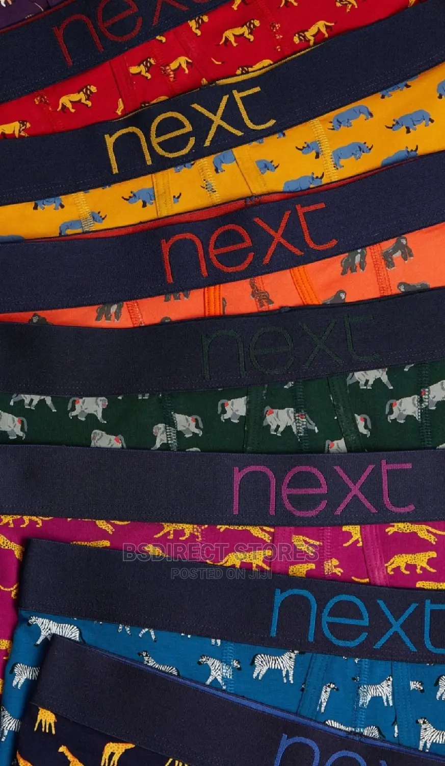 NEXT a-Front Animal Print Luxury Men Cotton Boxers Pack of 8