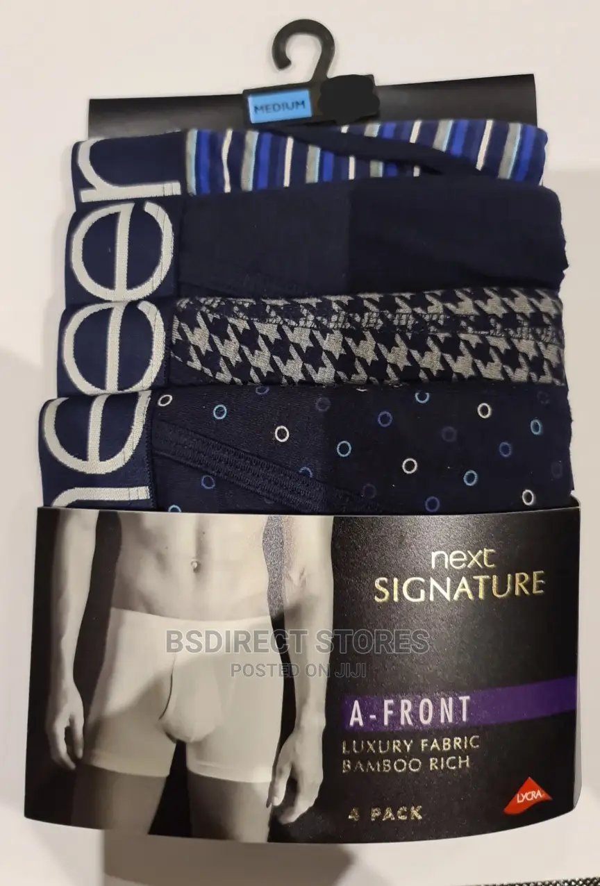 NEXT Signature a-Front Blue Pattern Fabric Bamboo Rich