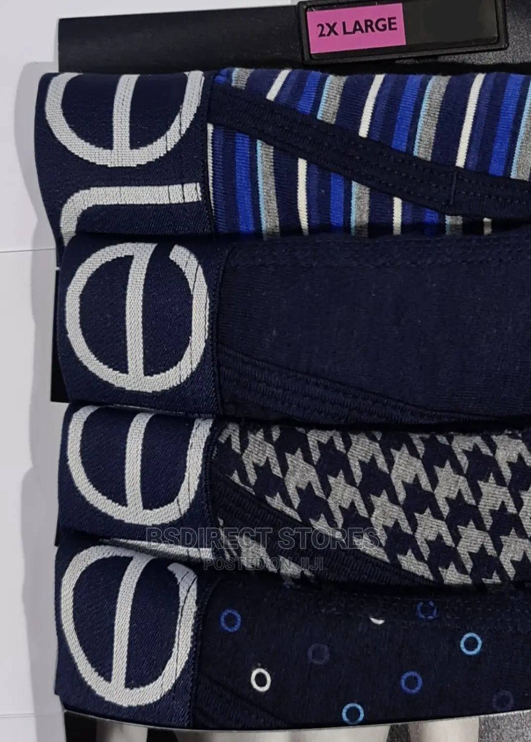 NEXT Signature a-Front Blue Pattern Fabric Bamboo Rich