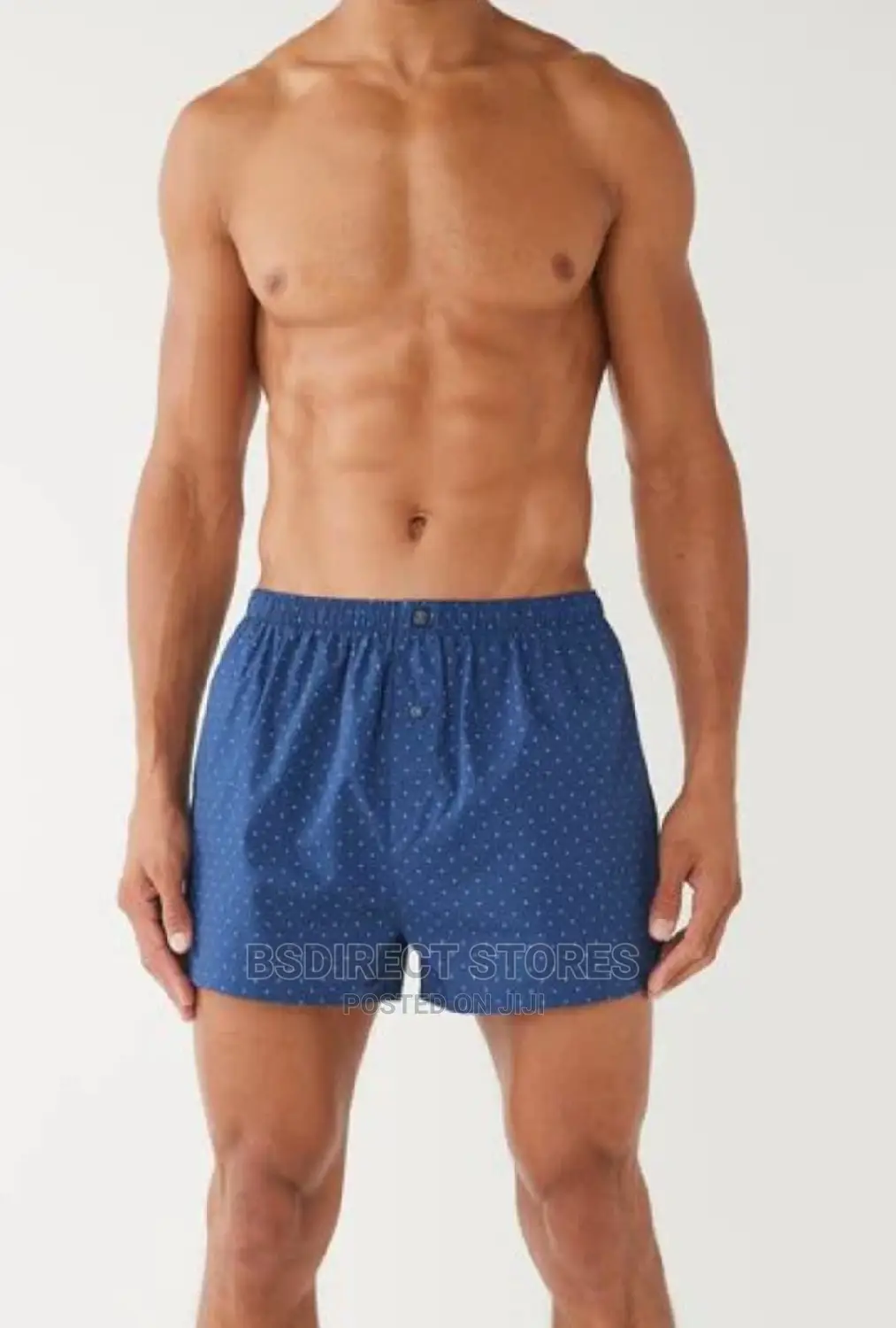 NEXT Blue Pattern Woven Luxury 100% Pure Cotton Men Boxers