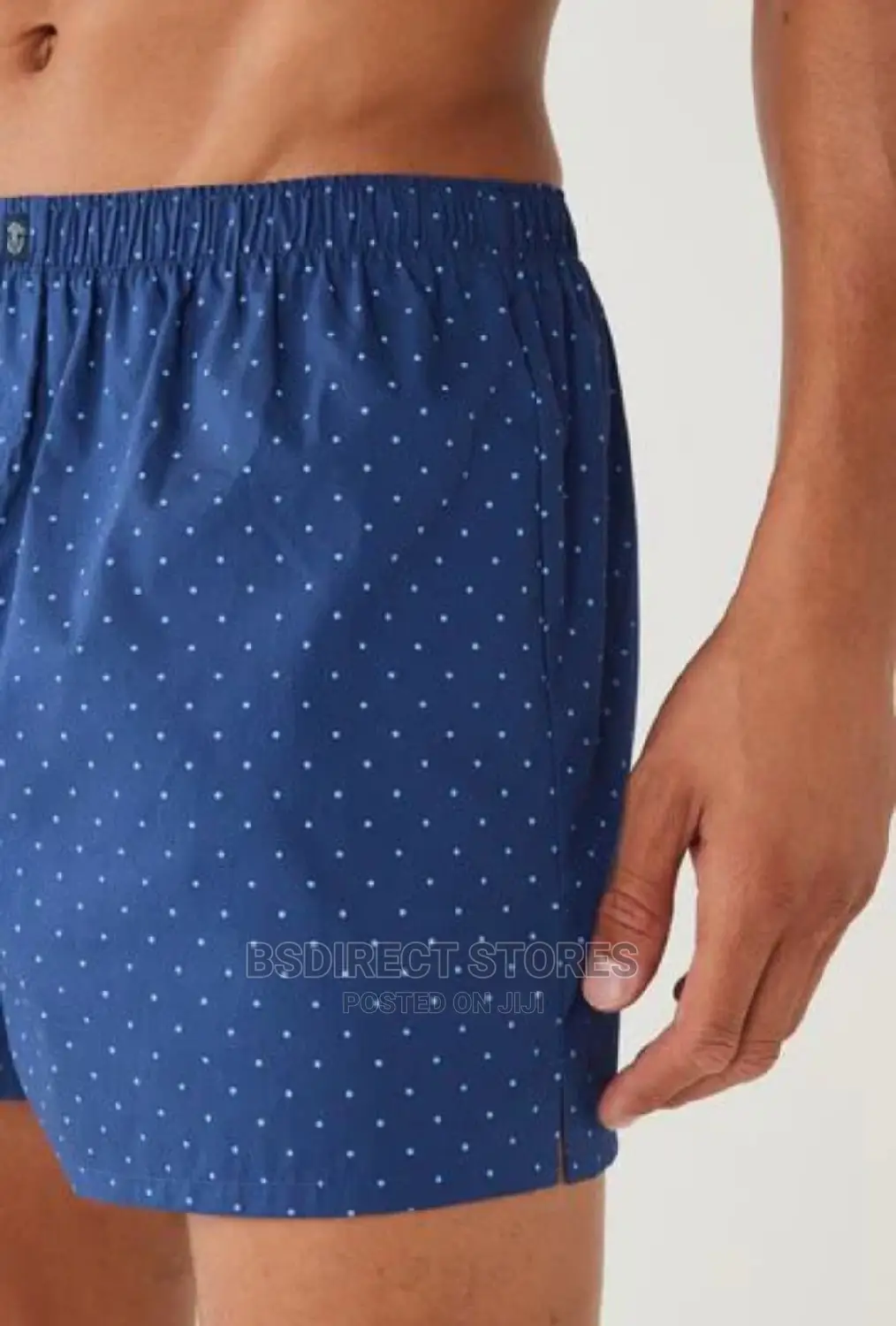 NEXT Blue Pattern Woven Luxury 100% Pure Cotton Men Boxers