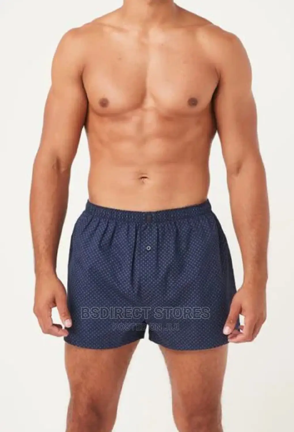 NEXT Navy Pattern Woven Luxury 100% Pure Cotton Men Boxers
