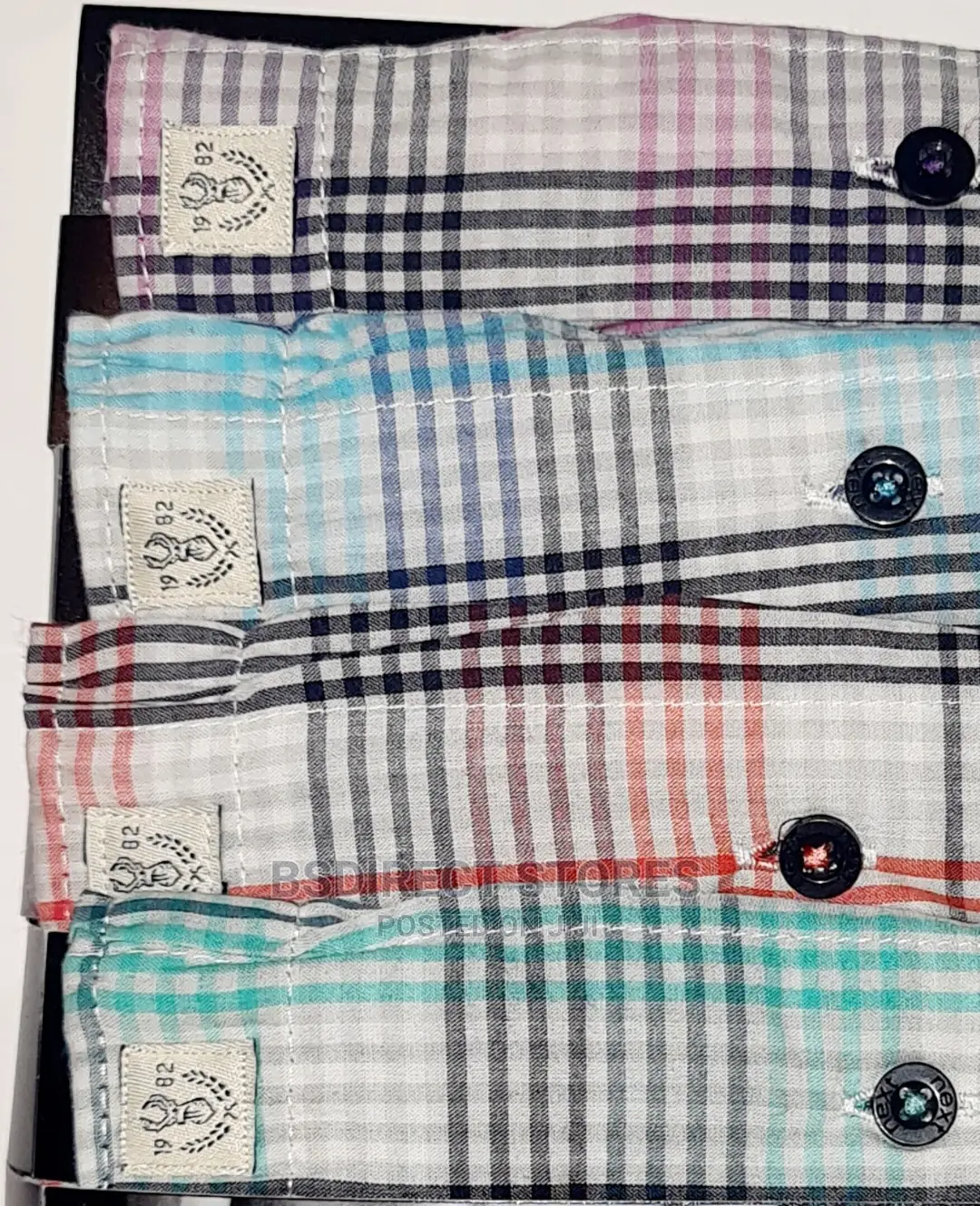 NEXT Bright Check Woven Luxury 100% Pure Cotton Men Boxers