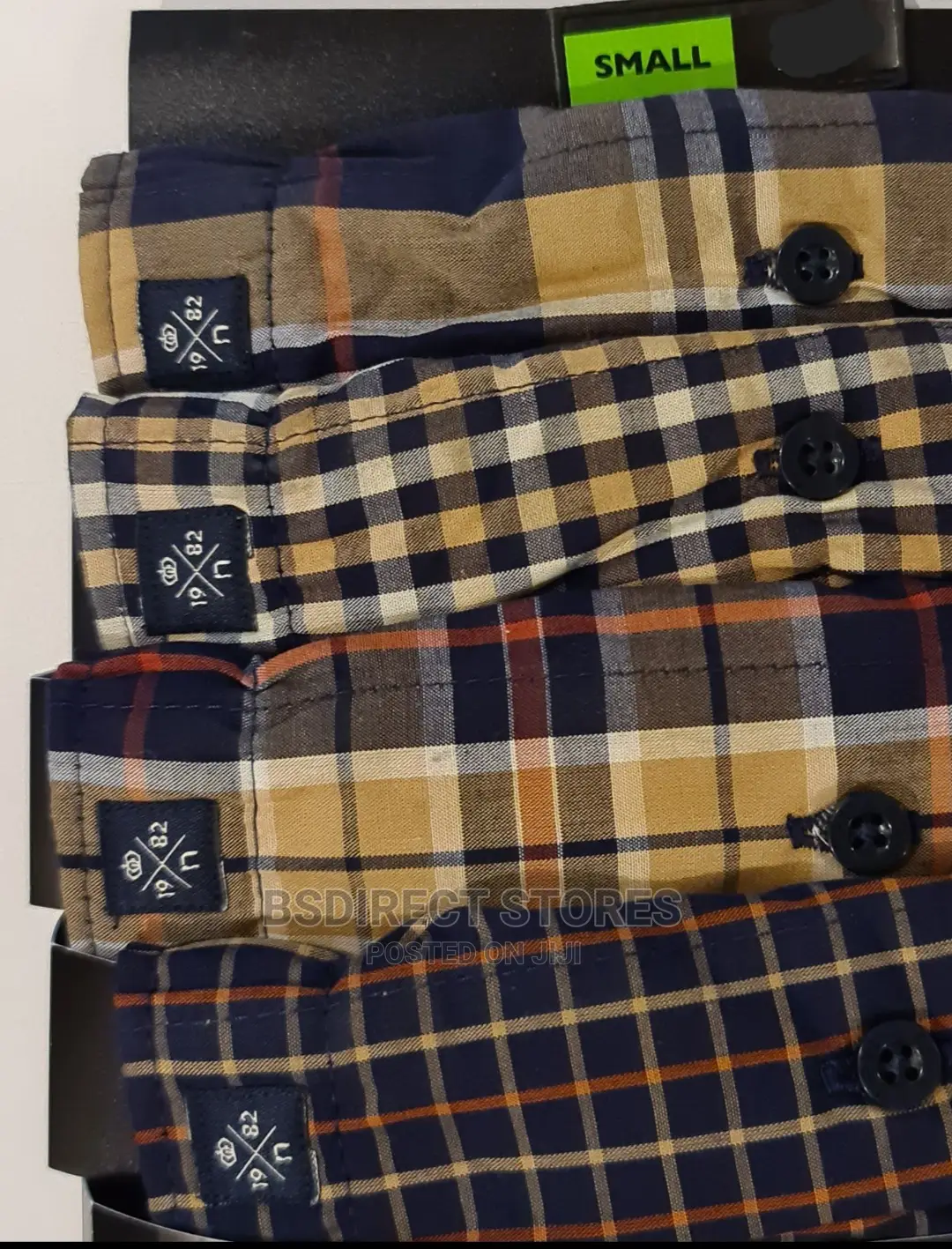 NEXT Brown Check Woven Luxury 100% Pure Cotton Men Boxers