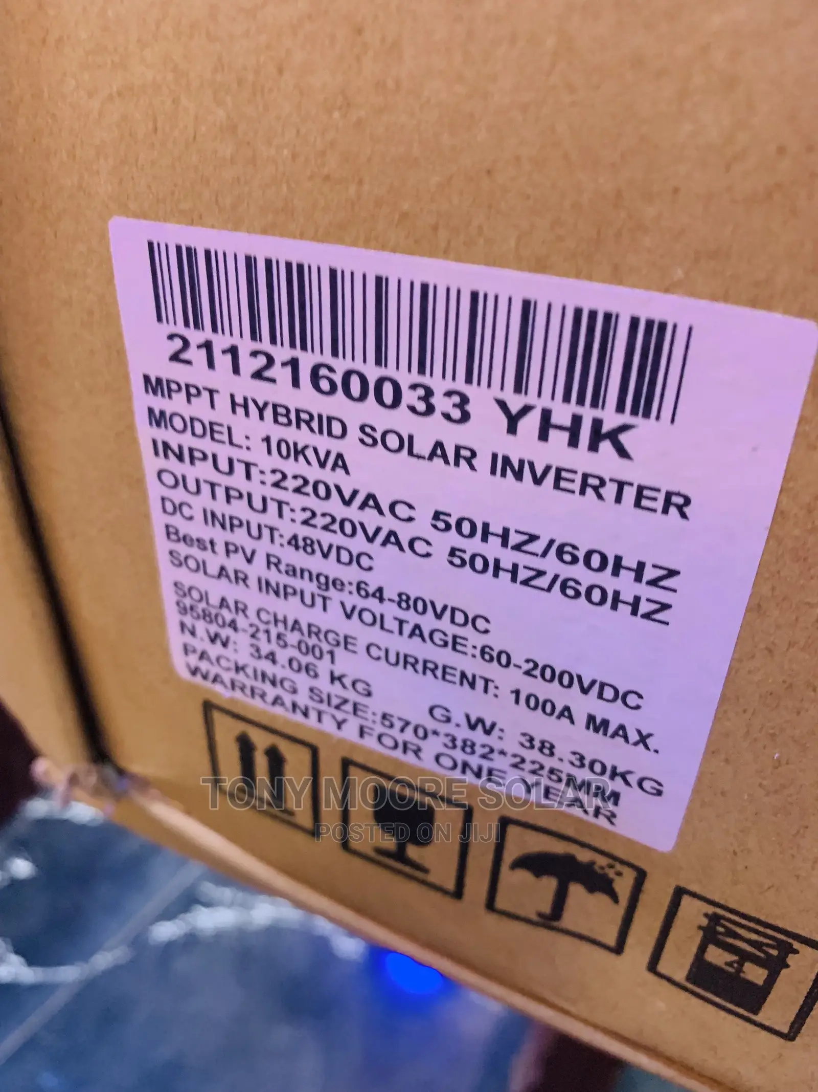 Yohako 10kva 48v Hybrid Inverter With 100A Mppt Controller