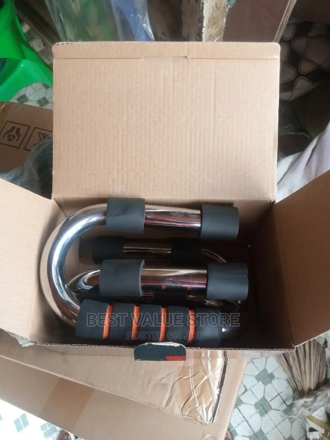 Solid Iron Push Up Bar