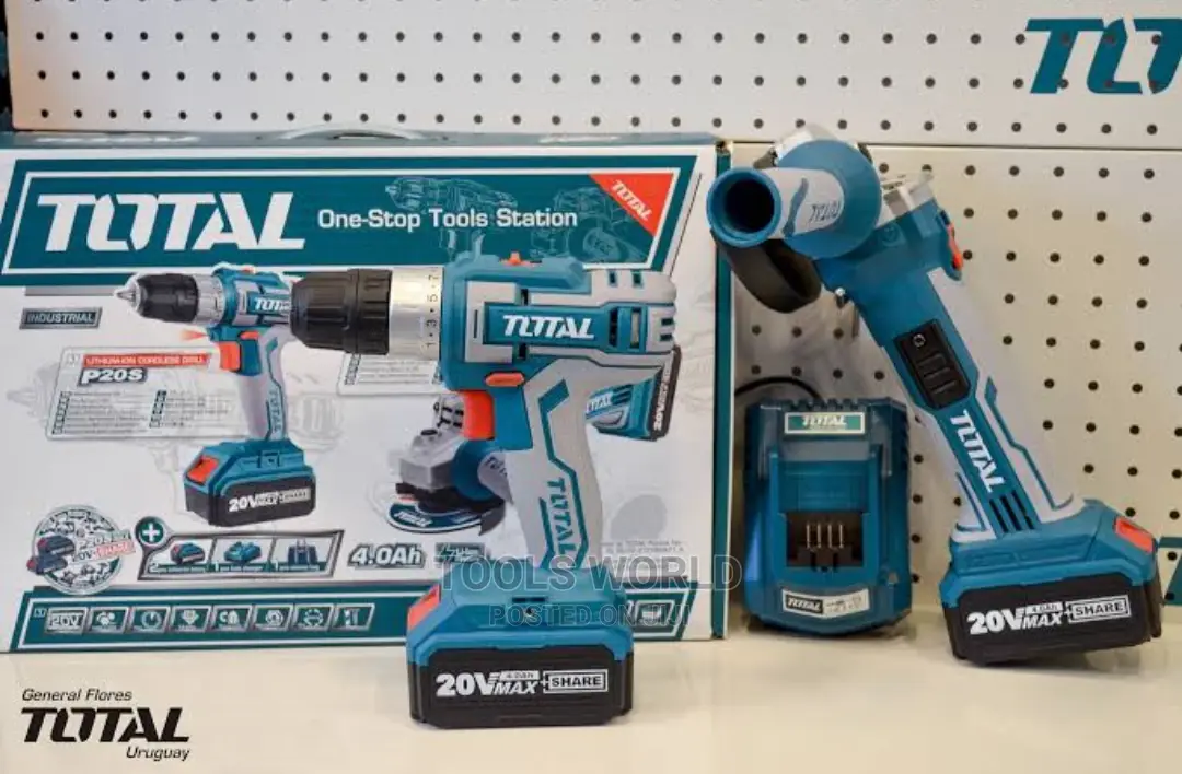 Total Li-Ion Cordless Combo KIT 20V / 4ah (Tckli2007)