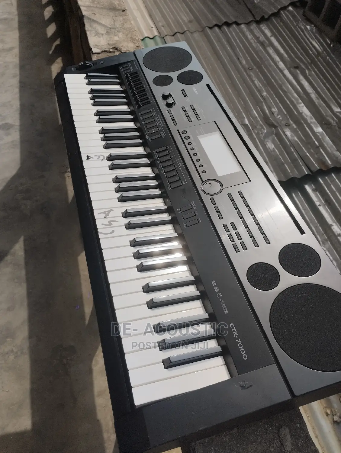 Casio CTK7000 61-Key Portable Keyboard With Power Supply