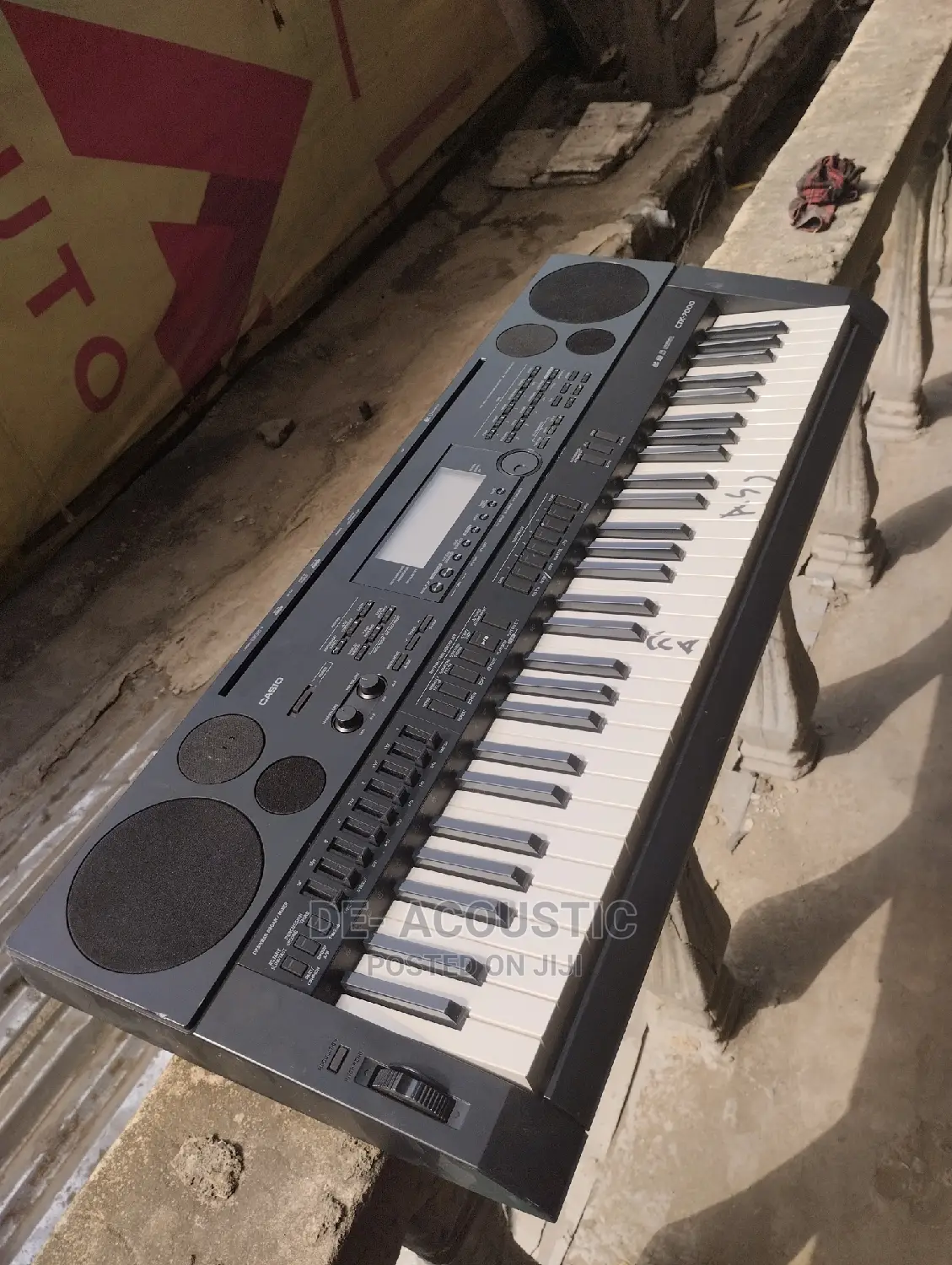 Casio CTK7000 61-Key Portable Keyboard With Power Supply