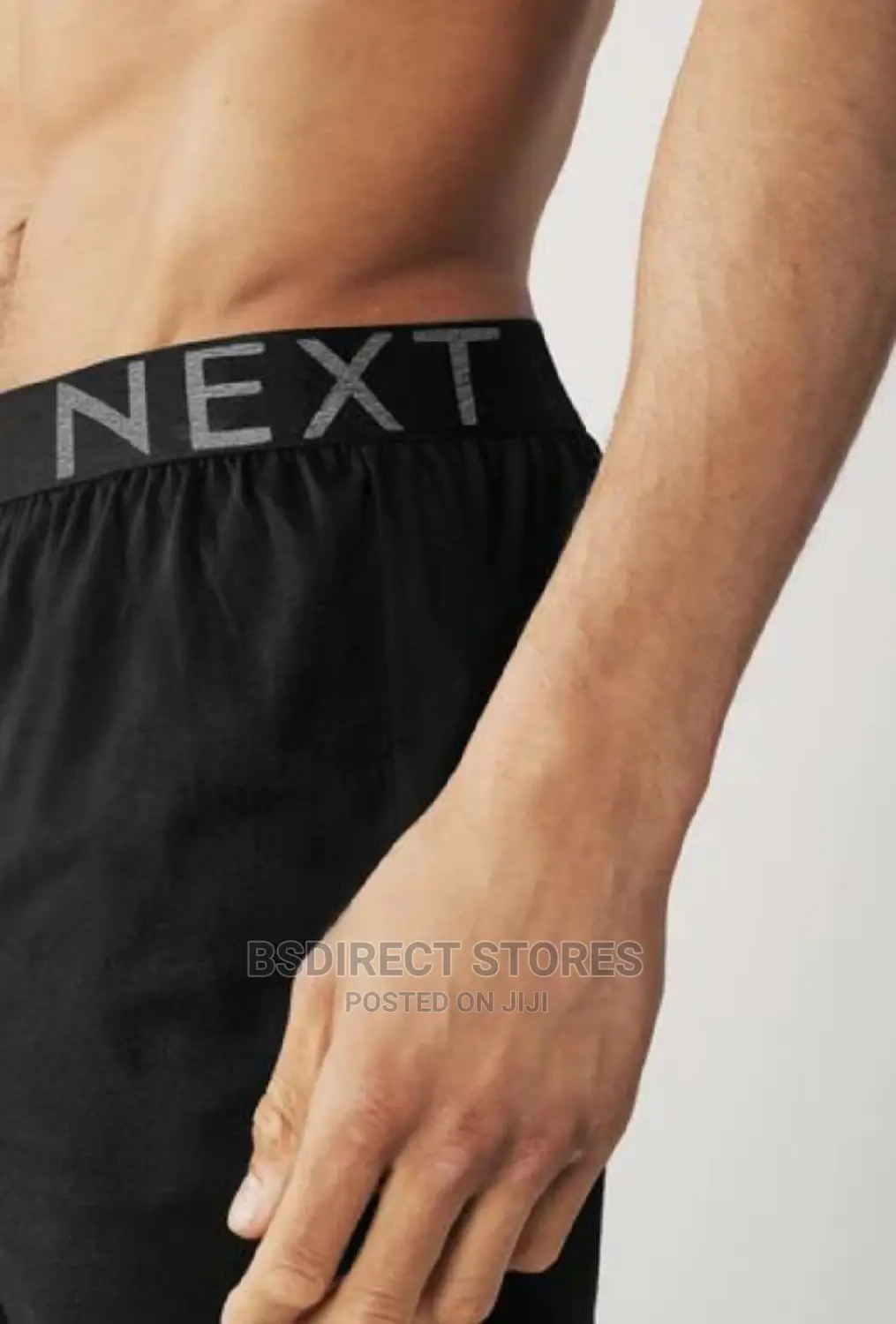 NEXT Black Loose Fit Luxury 100% Pure Cotton Men Boxers