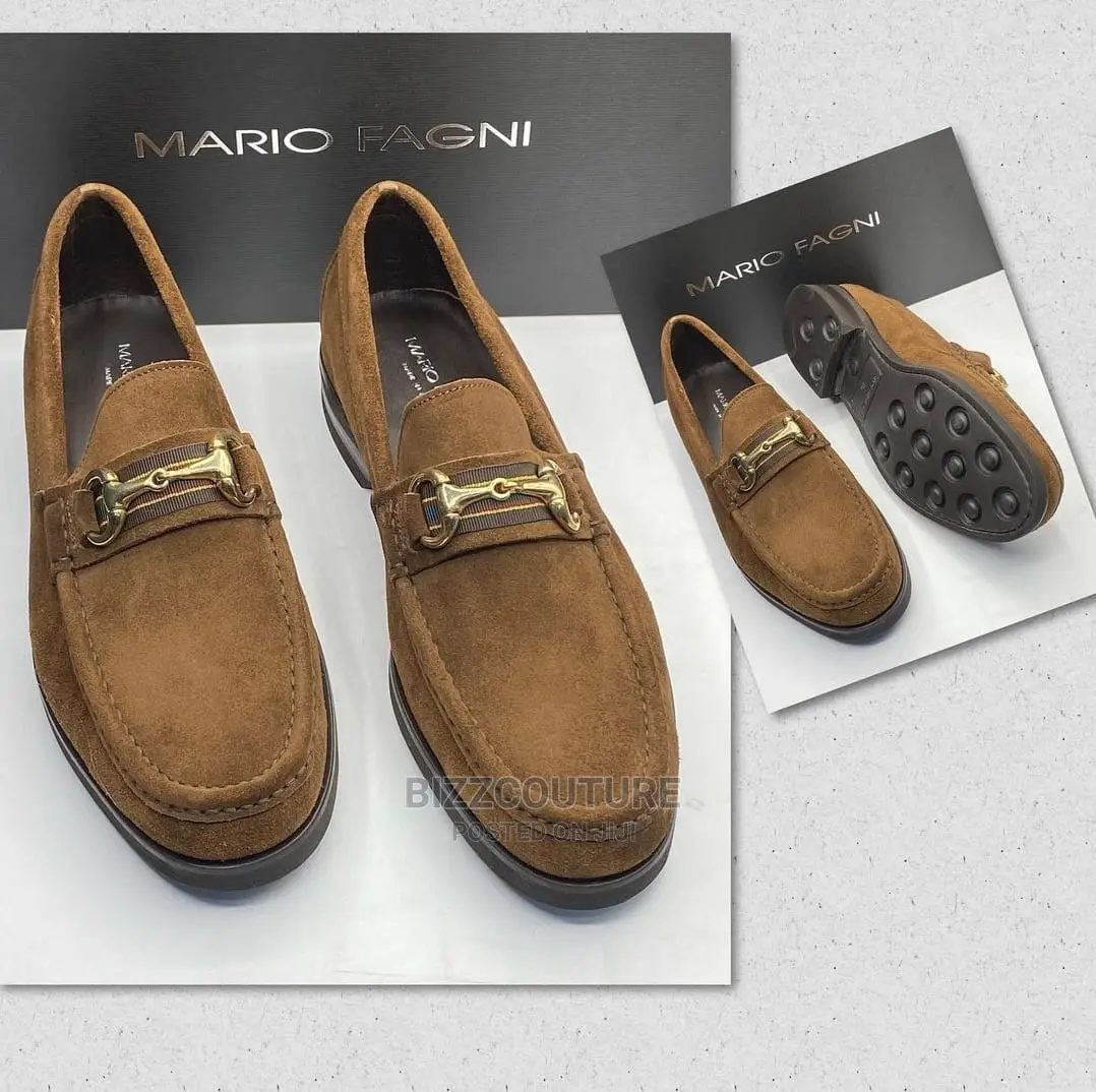 Original Italian MARIO FAGNI Loafers Available in Store