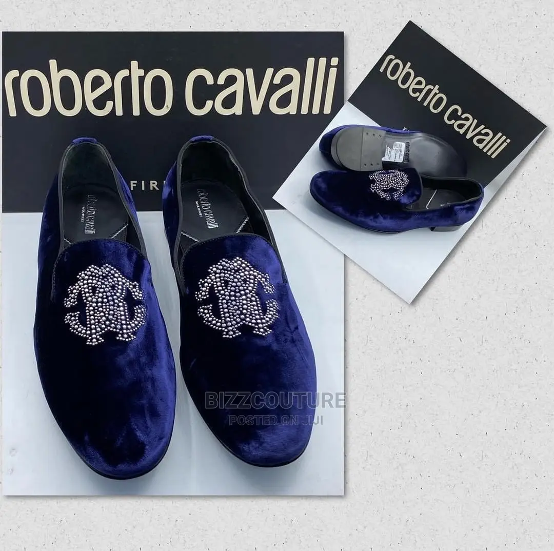 Original Italian ROBERTO CAVALLI Loafers Available in Store