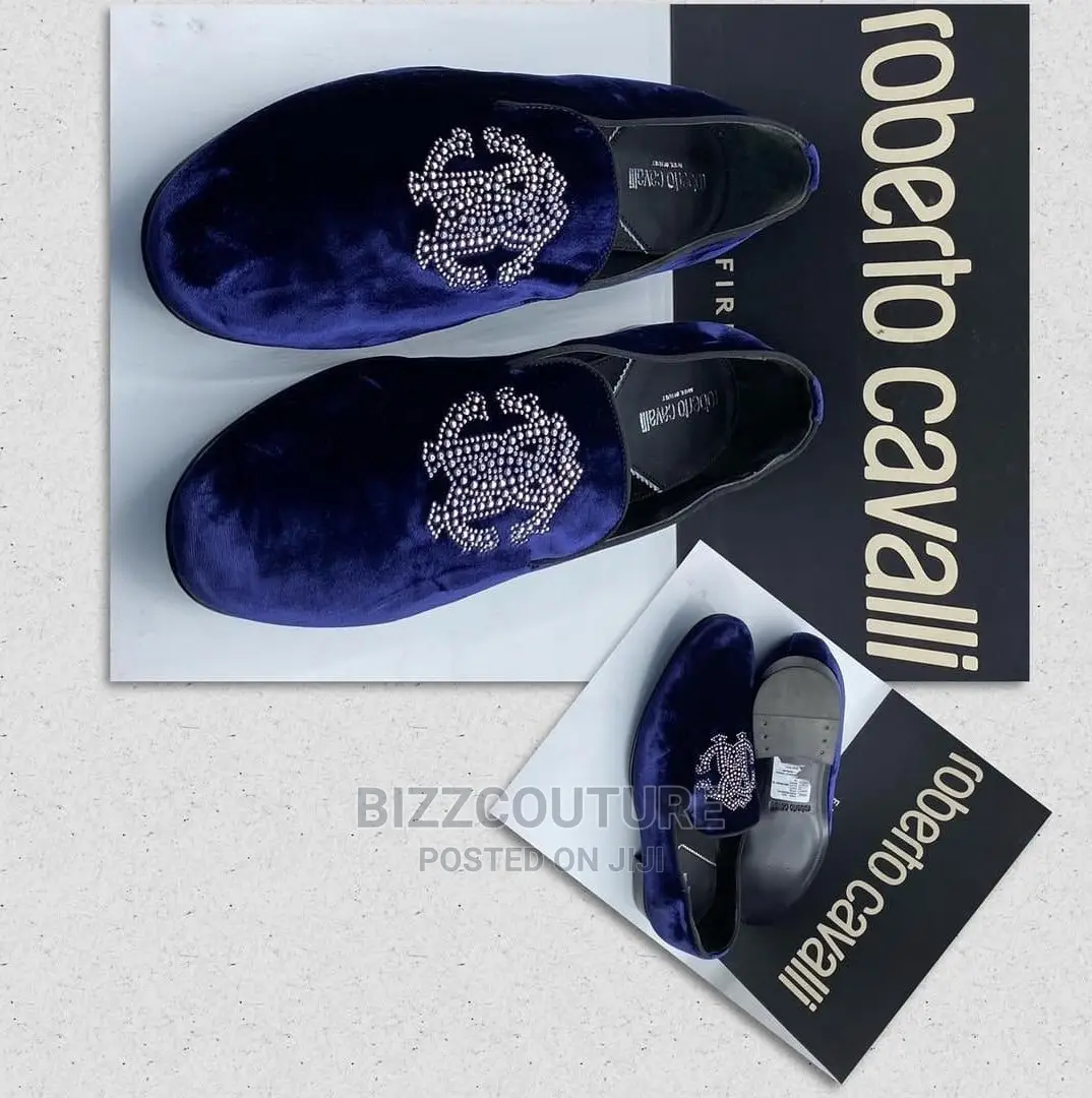 Original Italian ROBERTO CAVALLI Loafers Available in Store
