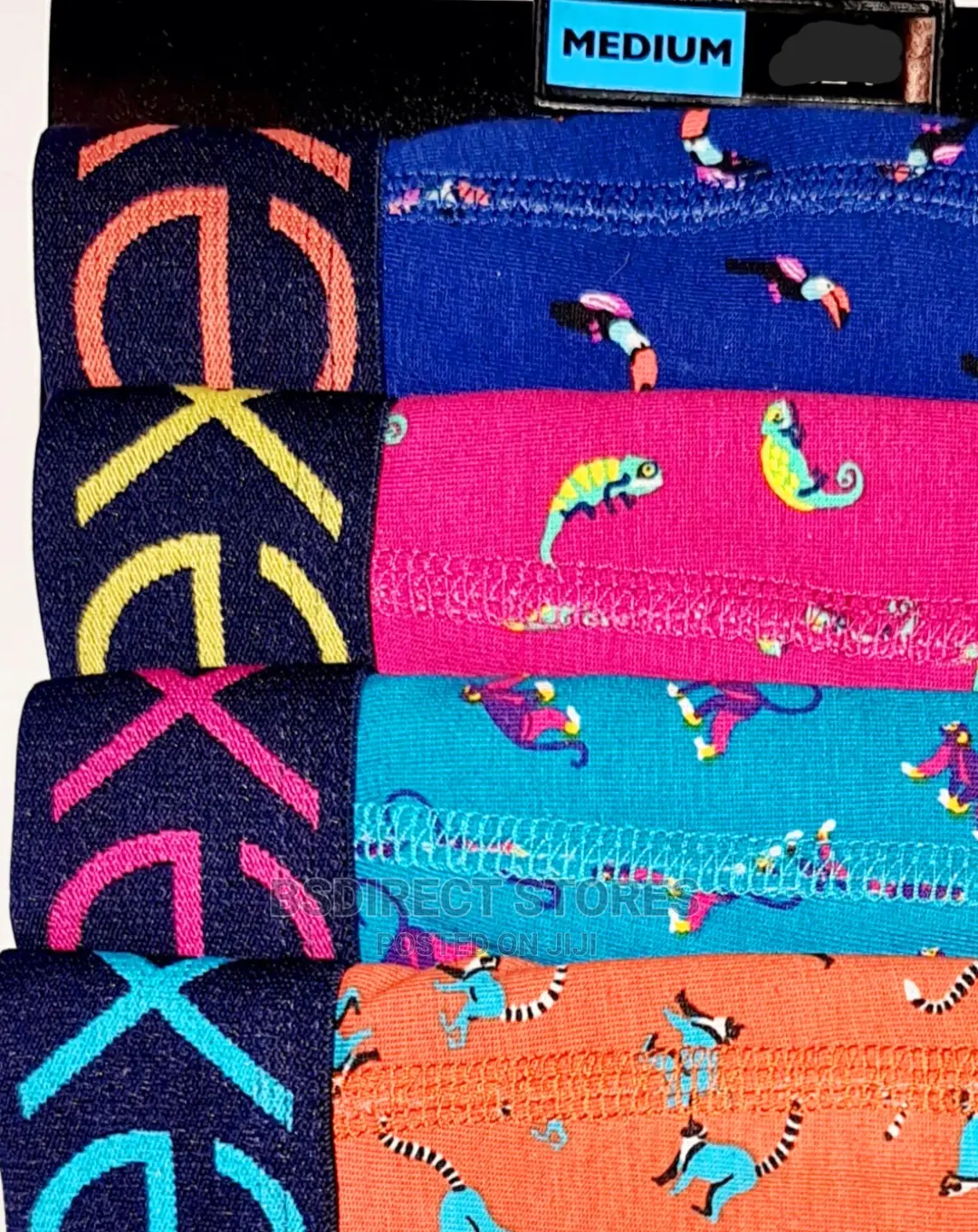 NEXT Summer Animal Hipsters Luxury Cotton Boxers Pack of 4
