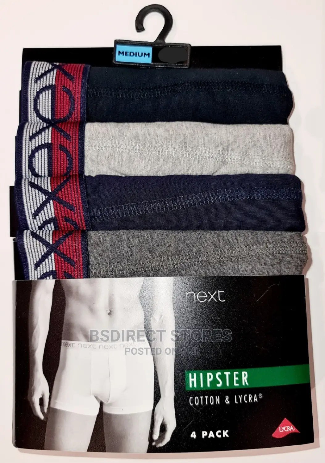 NEXT Multi Colour Hipster Luxury Men Cotton Boxers Pack Of 4