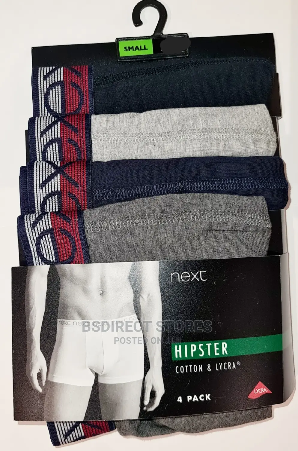 NEXT Multi Colour Hipster Luxury Men Cotton Boxers Pack Of 4