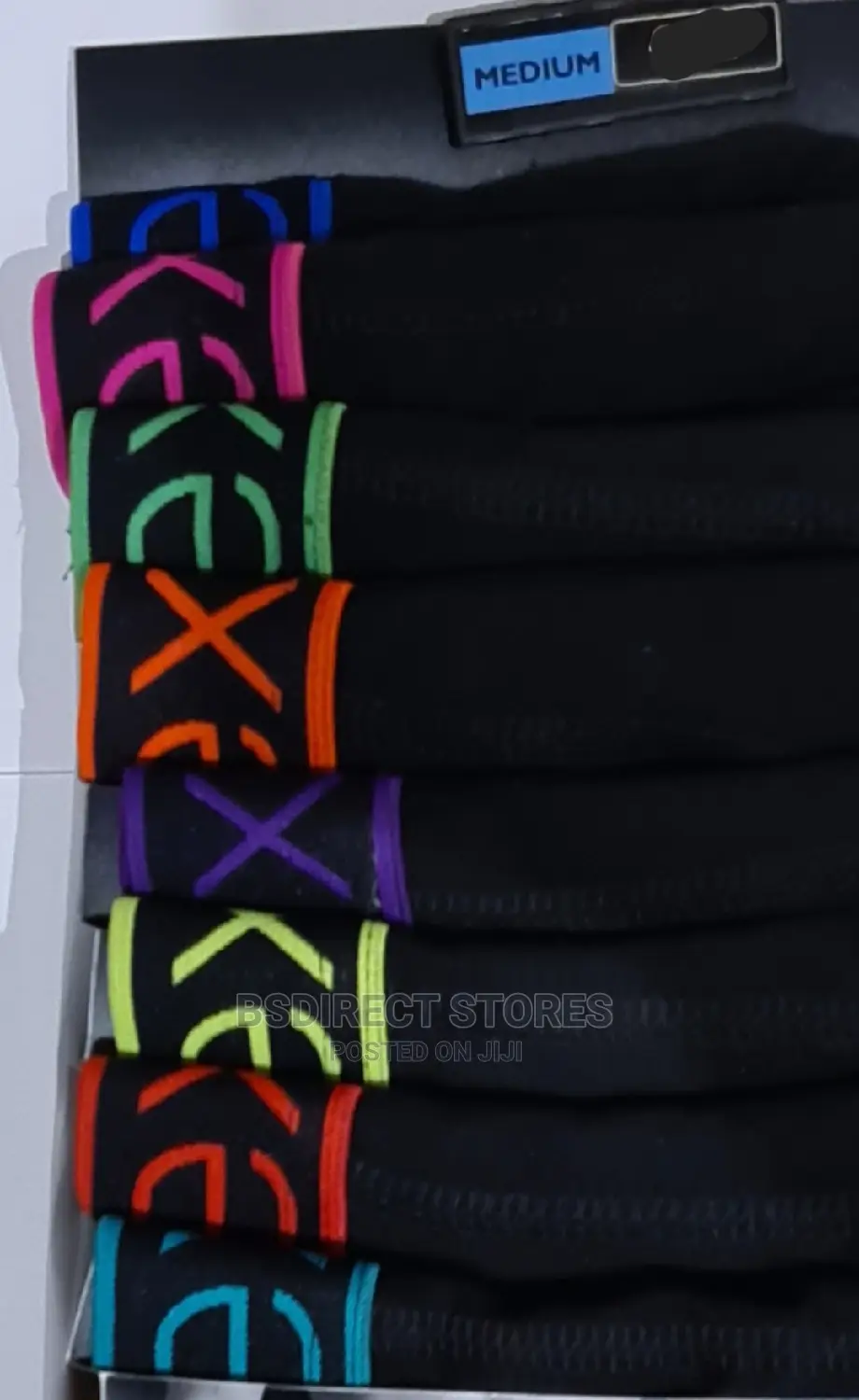 NEXT a-Front Colour Waistband Luxury Boxers Pack of Eight.