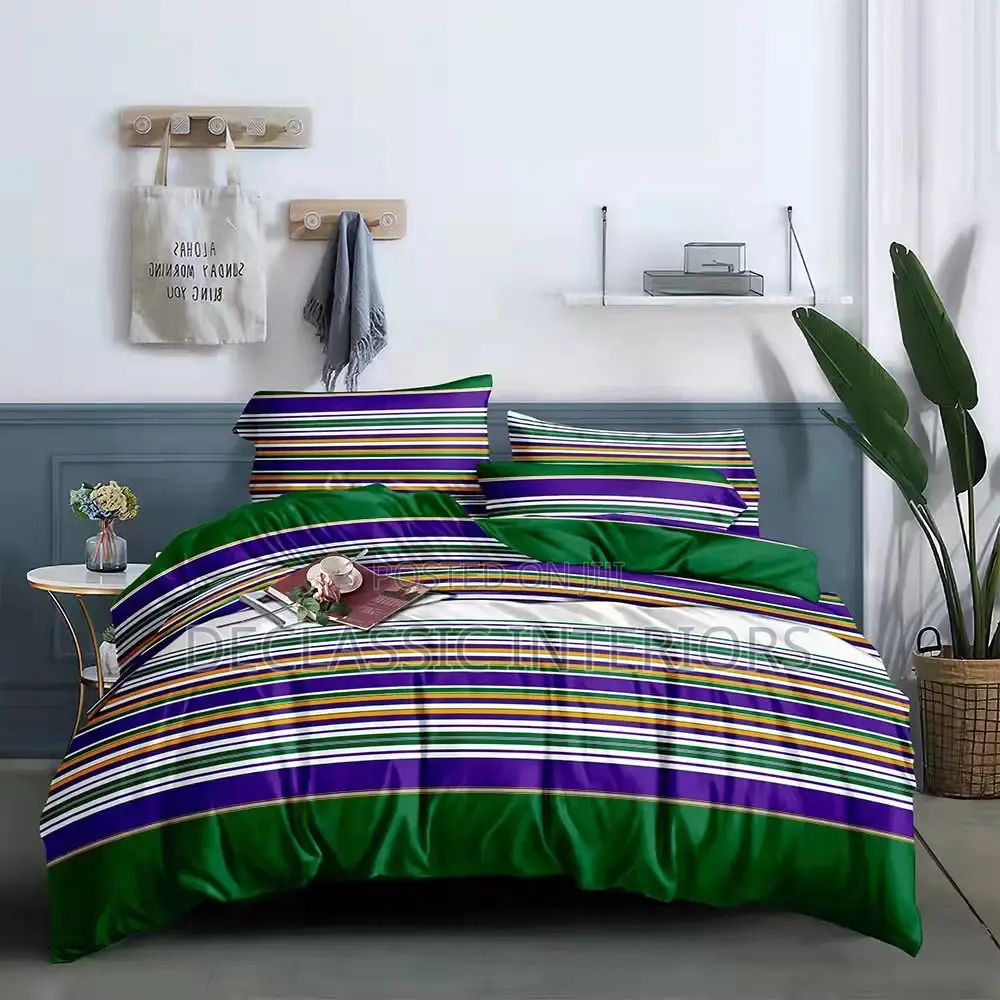 Quality and Fluffy Duvet With Bedsheet and 4 Pilllowcase