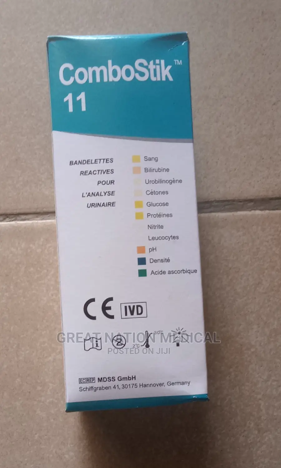 Combi 11 Urinalysis Strip