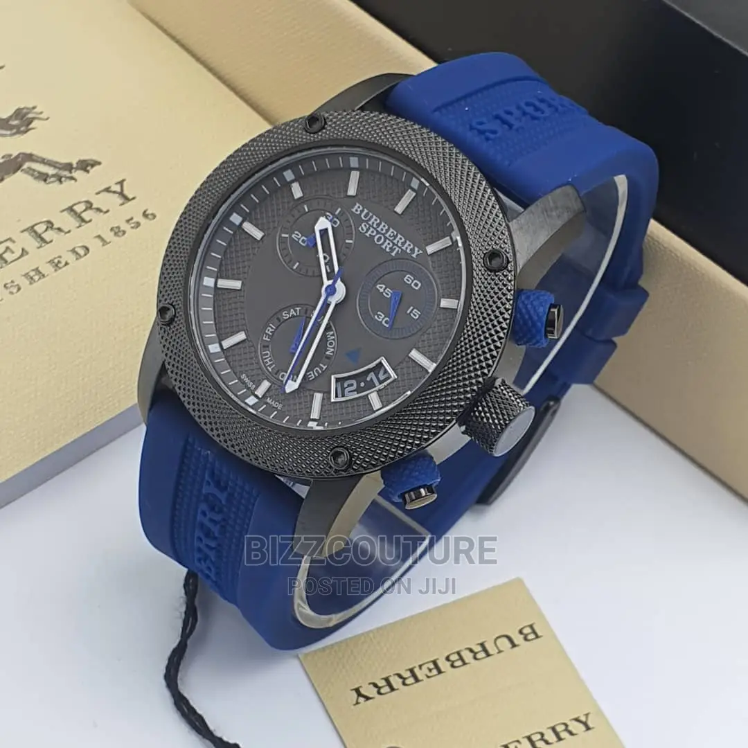 Original BURBERRY Rubbers Strap Watch Available in Store