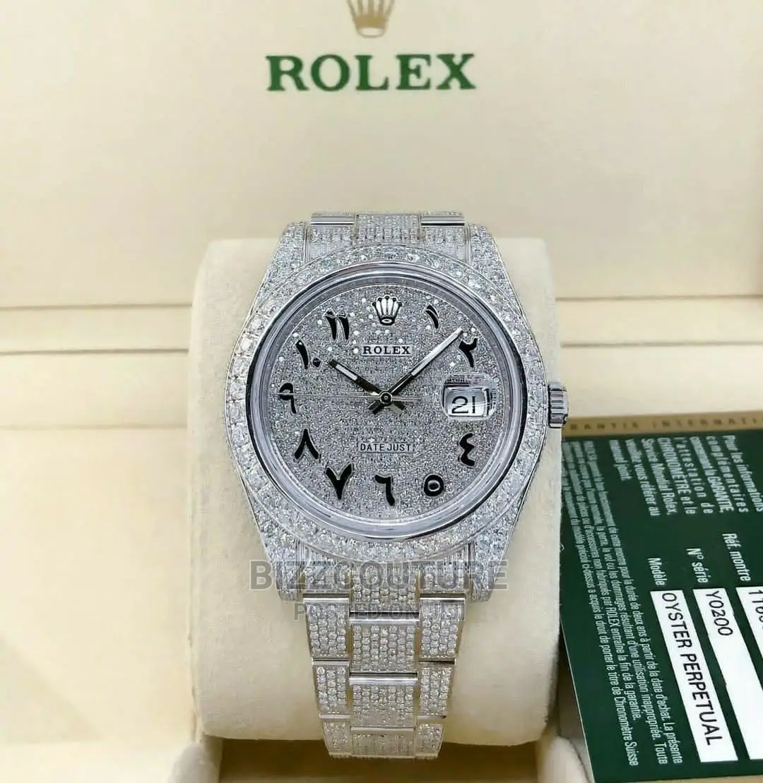 Original ROLEX Date-Just II 41MM Iced Out Available in Store