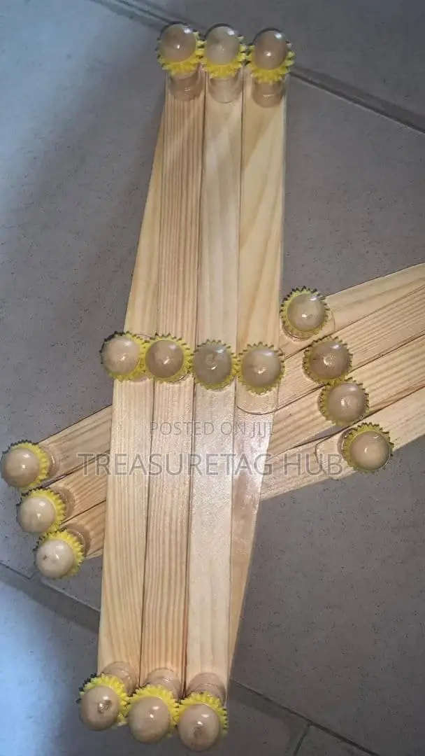 Wooden Bag and Wig Hanger