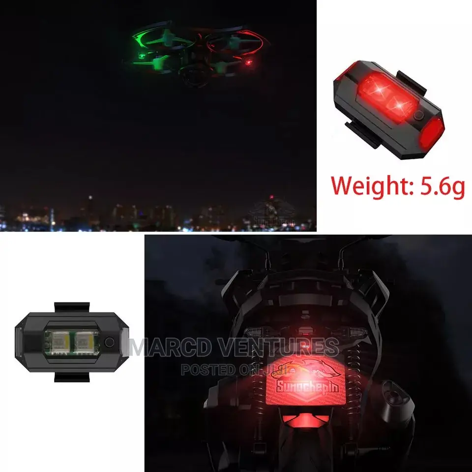 Universal Rechargeable Magnetic Strobe Light