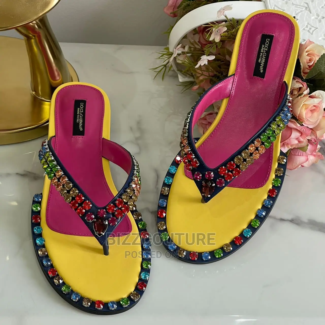 Original DOLCE GABBANA Slippers Available in Store