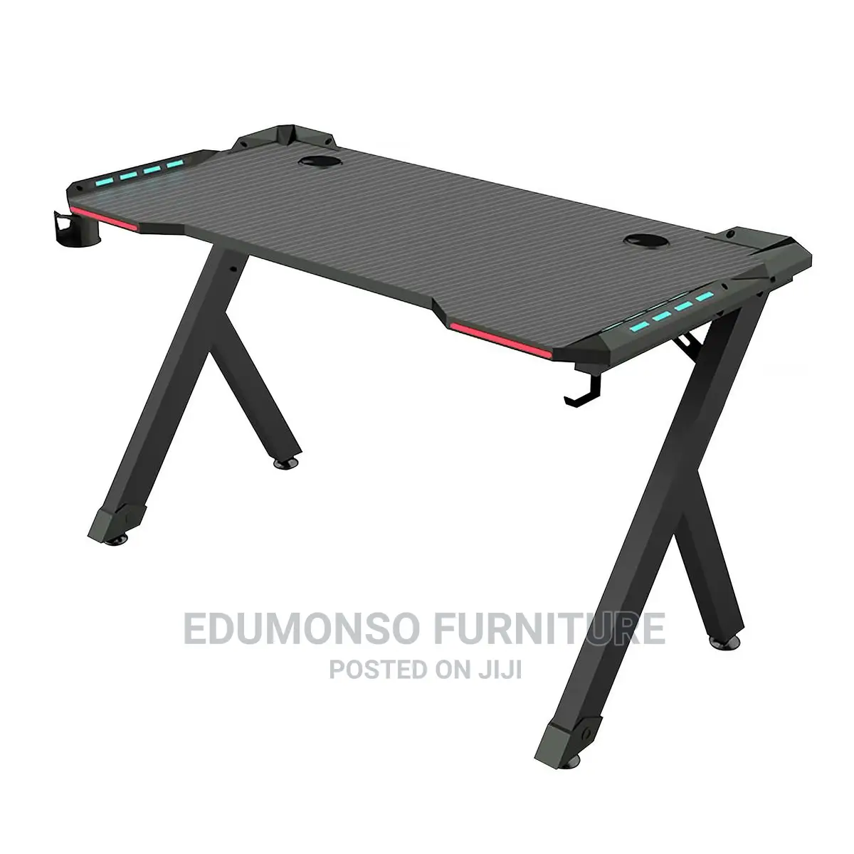 Gaming Computer Desk With Led RGB Lights