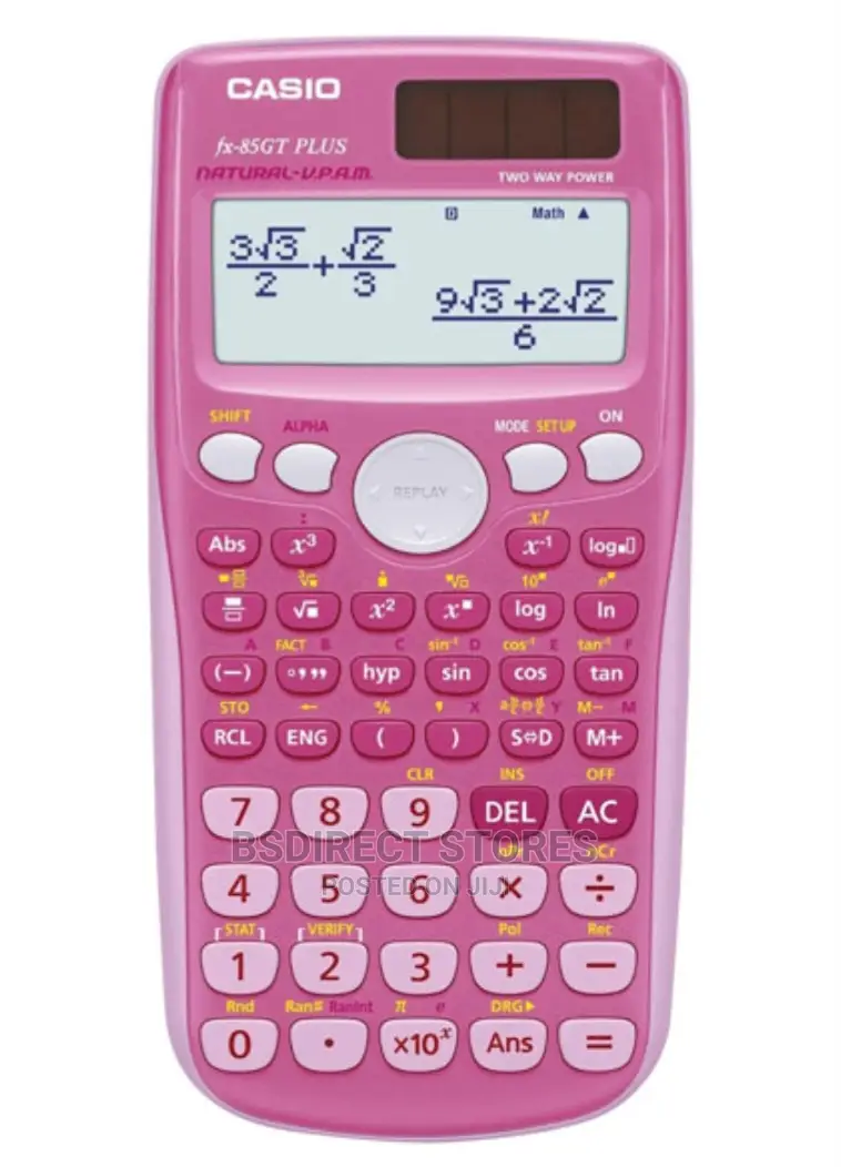 Casio FX-83GTX PLUS Super School Scientific Calculator Pink